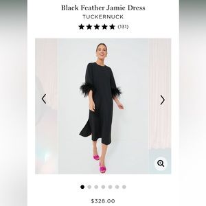 Tuckernuck Black Feather Jamie Dress XL (Black)
